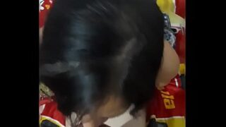 Namoradinha safada entrando na pica