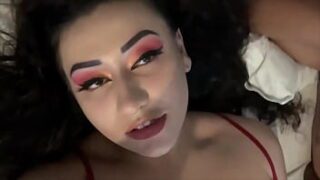 Será que o magrinho dotadão vai dar conta da gorda gostosa