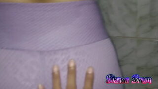 Casada safadinha com fantasia de empregada muito gostosinha